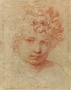 Child's head, National Library of Brazil, Rio de Janeiro