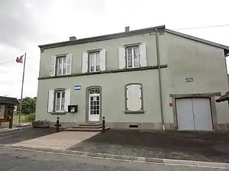 The town hall in Fleisheim