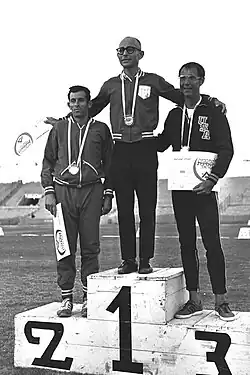 Image 28Shaul Ladany (centre), in 1969 (from Race walking)