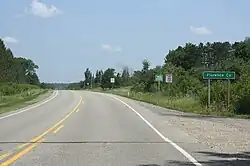 Entering the town of Homestead