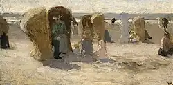 Floris Arntzenius: On Scheveningen beach