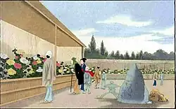 Chrysanthemum shows have been traditionally held in many Japanese towns.