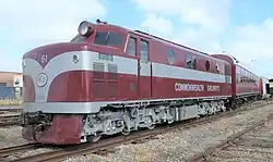 NSU61: normally displayed indoors at the National Railway Museum, Port Adelaide, it was in a similar condition to the locomotives at Marree when acquired in 1986 (here in 2015)