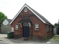 The former Primitive Methodist mission room in Rushams Road, Horsham, was in religious use only for a short time but survived until 2018.