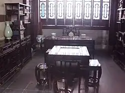 Restored interior decoration