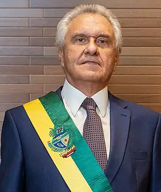 Governor of Goiás Ronaldo Caiado from Anápolis, Goiás