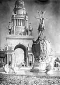 Tower of Jewels and Fountain of Energy, Panama–Pacific International Exposition, San Francisco (1915).