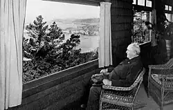 Inside the Highlands Inn in the 1920s.