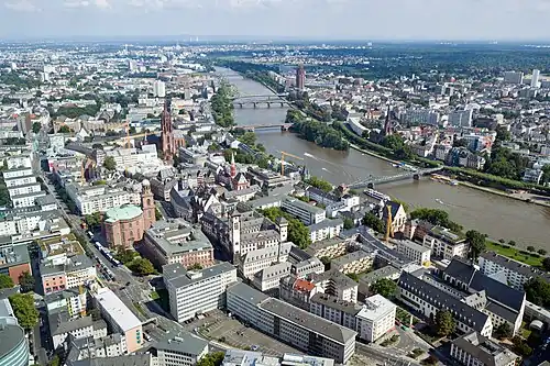 Aerial view of the Altstadt