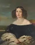 Countess Wilhelmine von Auersperg, by Franz Schrotzberg, 1847