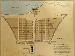 Historical layout of the town