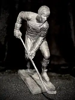 The James C. Freeman Championship Trophy, awarded every seventh year to the PSHL franchise who earned the most league titles over the previous six years. Shown is the first iteration (of at least three) of the trophy.