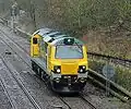 70001 leaves Clay Cross Tunnel working 0Z70 Lawley Street – Leeds Midland Road