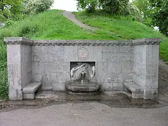 Gustav Freytag's smaller fountain, 2006