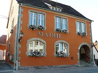 The town hall in Friesenheim
