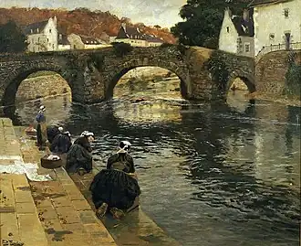 Washerwomen at Quimperle 1902