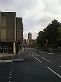 St Aldate's Street from the Speedwell Street entrance, adjacent to the Bate Collection of Musical Instruments in Christ Church Park.