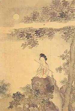 Gai Qi, Scene from 'Dream of the Red Chamber', c. 1816, Qing dynasty