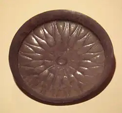Galatian plate, 3rd century BC, Hidirsihlar tumulus, Bolu. Istanbul Archaeological Museum.