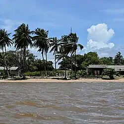 View of Galibi beach