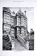 The stairway to the terrace, photographed by Charles Latham in the late 1890s