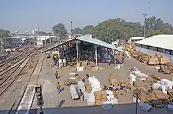 A parcel/mail/cargo handling area, 2010.