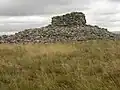 Carn Fawr, a large cairn near the summit of Bryn Mawr