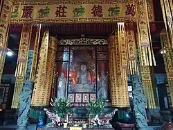 Statue of Gautama Buddha at Shangfeng Temple.