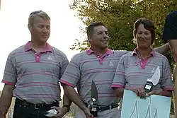 Gavia Wilkinson-Cox (r),, Ron Rosenberg (m) and, Jon Mortimer (l)