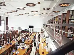 Interior of the library