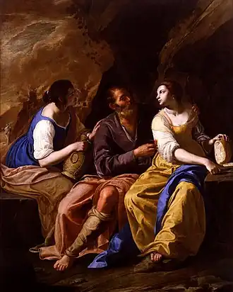 Lot and His Daughters, 1635–1638, Toledo Museum of Art