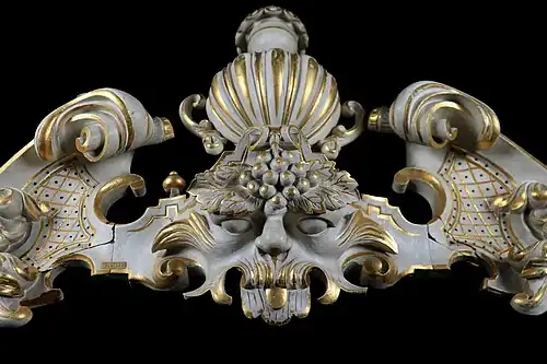 Detail of one of the overdoors of the ballroom (1865)