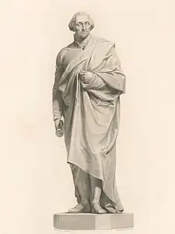 George Washington (1826), by Sir Francis Chantrey, Massachusetts State House, Boston