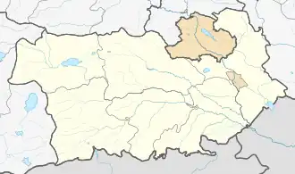 Akhkerpi is located in Kvemo Kartli