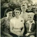 German family in Santa Tecla, El Salvador, circa 1930–1940
