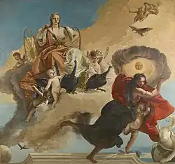 Giovanni Battista Tiepolo, Juno and Luna (1735–1745) 213 x 231.1&nbsp;cm