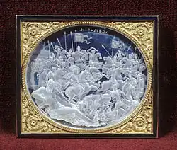 The Battle of Pavia, engraved on rock crystal for a Medici Cardinal by Giovanni Bernardi, 1530s