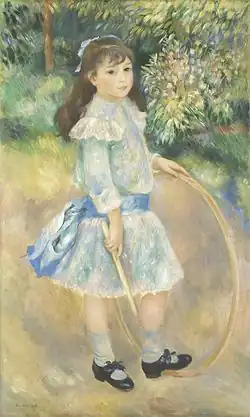 Girl With a Hoop, 1885, National Gallery of Art, Washington, D.C.