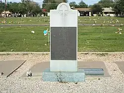 Monument dedicated to the victims of the 1959 Bus Accident.