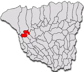 Location in Gorj County