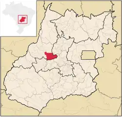 Location in Goiás state