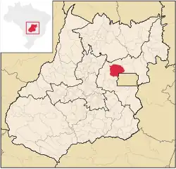 Location in Goiás state