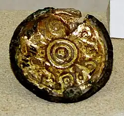 Gold ornament discovered in Shahtakhty, Azerbaijan History Museum