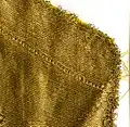 satin-weave cloth of gold, front