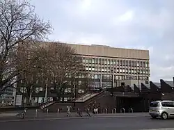 The Graham Sutherland building was the main building for the Art and Design faculty. It has since been demolished and replaced with the Delia Derbyshire building.