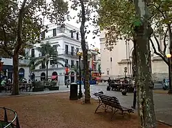 Building that housed the Pyramides Hotel