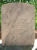 The Gravity Research Foundation monument at Emory University