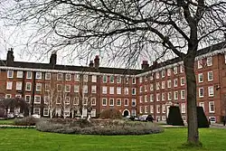 Grays Inn Square Numbers 12, 13 and 14, Gatehouse and Attached Railings