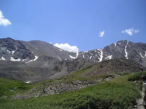 Grays Peak in Colorado is the highest point on the Continental Divide in North America.