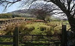 Great Mell Fell seen from the track alongside the old rifle-range to the north west